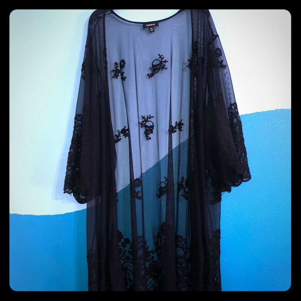 Lace cover over